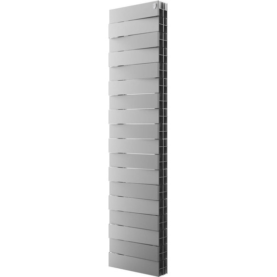 Вертикальный радиатор Royal Thermo PianoForte Tower 300 Silver Satin 380х1440 мм (18 секций) - фото 