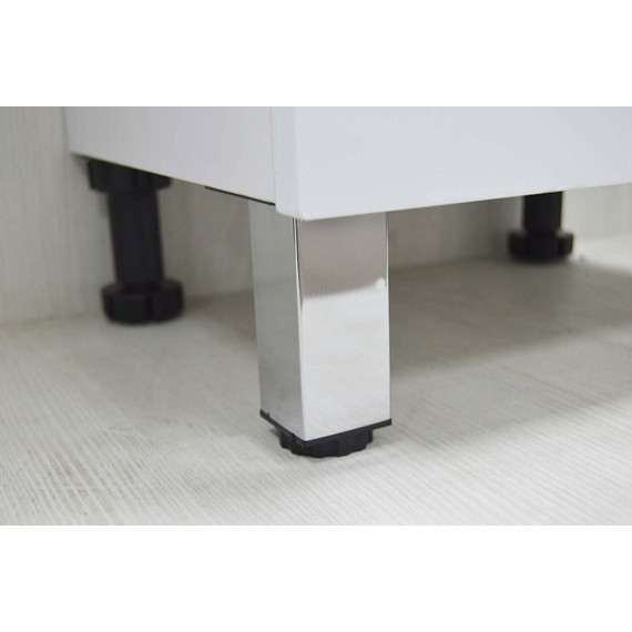 Пенал напольный Loranto Santorini 36 см CS00086965 R, белый глянцевый - фото 5