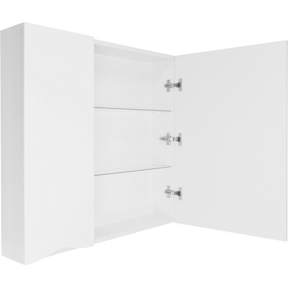 Зеркало-шкаф Loranto Santorini 80 см CS00086971 L, белый глянцевый - фото 4