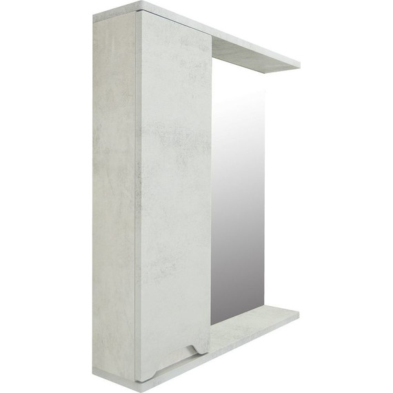 Зеркало-шкаф Loranto Florena 60 см CS00086983 L, светлый бетон - фото 3