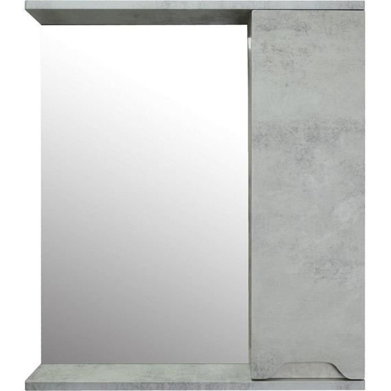 Зеркало-шкаф Loranto Florena 60 см CS00086984 R, светлый бетон - фото 2