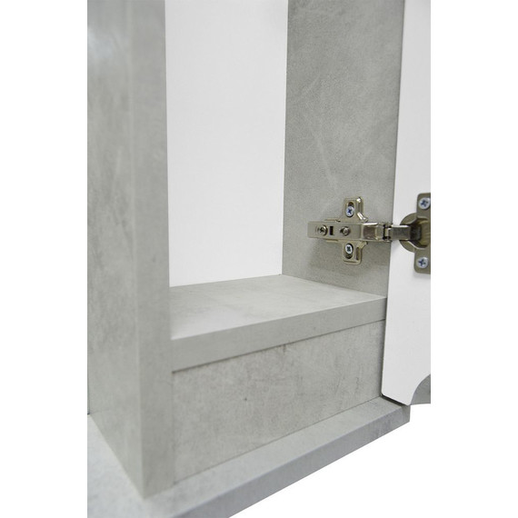 Зеркало-шкаф Loranto Florena 60 см CS00086984 R, светлый бетон - фото 7