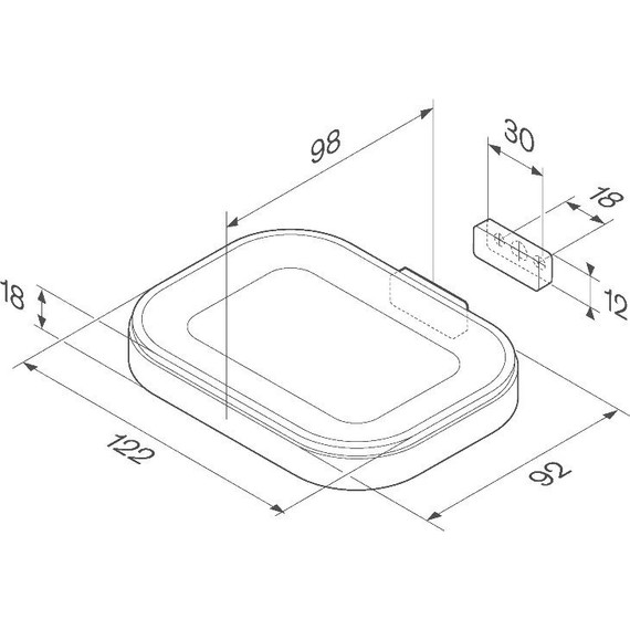 Мыльница AM.PM Func A8F34200 - фото 11