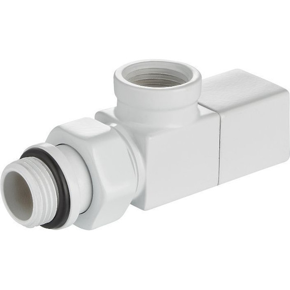 Вентиль для радиатора осевой Royal Thermo Cube 1/2" RTE 56.0003, белый - фото 2