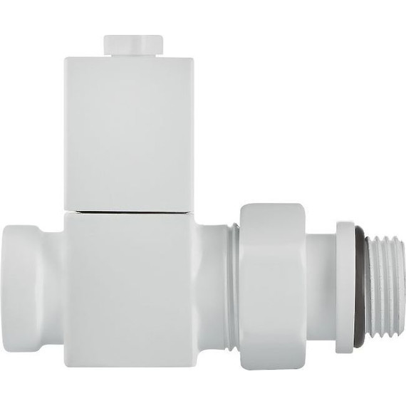 Вентиль для радиатора прямой Royal Thermo Cube 1/2" RTE 56.0005, белый - фото 9