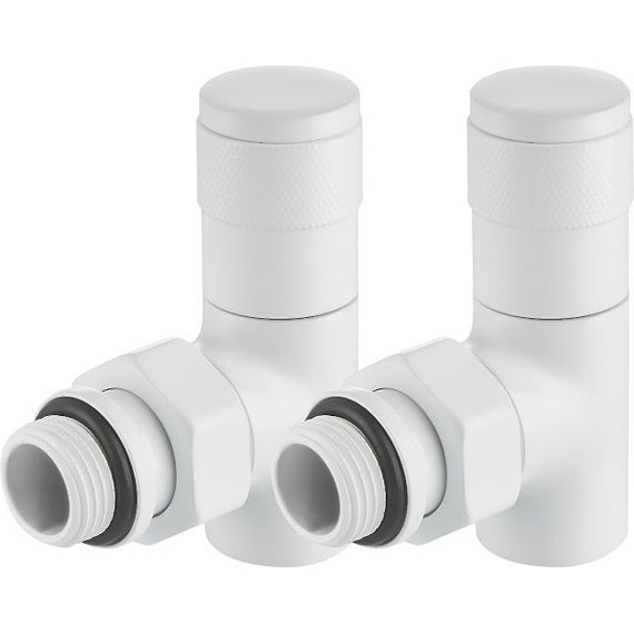 Вентиль для радиатора угловой Royal Thermo Piano 1/2" RTE 56.0012, белый - фото 3