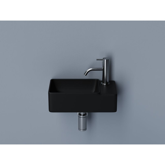 Раковина подвесная Ceramicanova Element 40 см R CN5045MB, чёрный матовый - фото 2