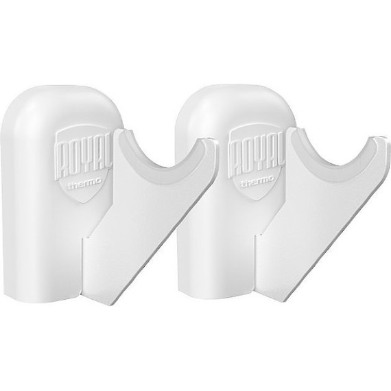 Комплект настенных регулируемых кронштейнов Royal Thermo Design 100 RTD100W, белый - фото 