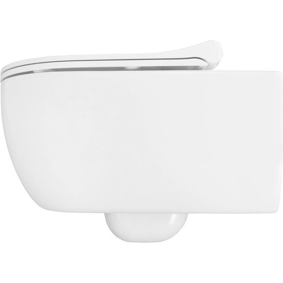 Инсталляция с подвесным унитазом комплект: Grohe Rapid SL 38772001 с подвесным безободковым унитазом Azario Ferio 87565 сиденье микролифт, крепление, кнопка смыва хром - фото 12