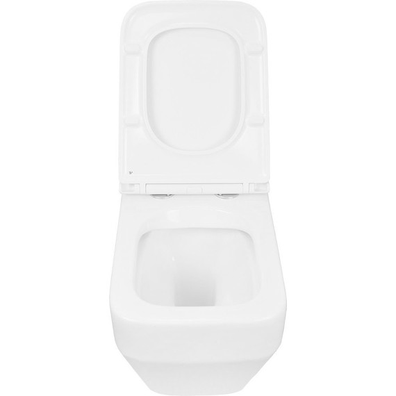 Инсталляция с подвесным унитазом комплект: Grohe Rapid SL 38772001 с подвесным безободковым унитазом Azario Moneo AZ-0062 сиденье микролифт, крепление, кнопка смыва хром - фото 6