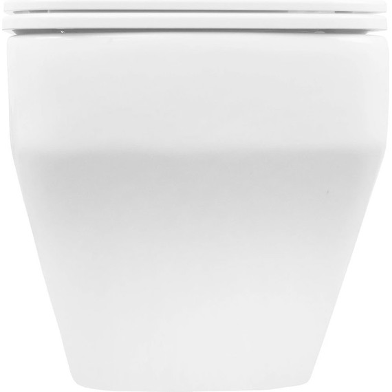 Инсталляция с подвесным унитазом комплект: Grohe Rapid SL 38772001 с подвесным безободковым унитазом Azario Moneo AZ-0062 сиденье микролифт, крепление, кнопка смыва хром - фото 10