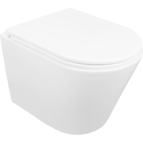 Инсталляция с подвесным унитазом комплект: Grohe Rapid SL 38772001 с подвесным безободковым унитазом Azario Teramo AZ-0053-UQ3 сиденье микролифт, крепление, кнопка смыва хром - фото 5