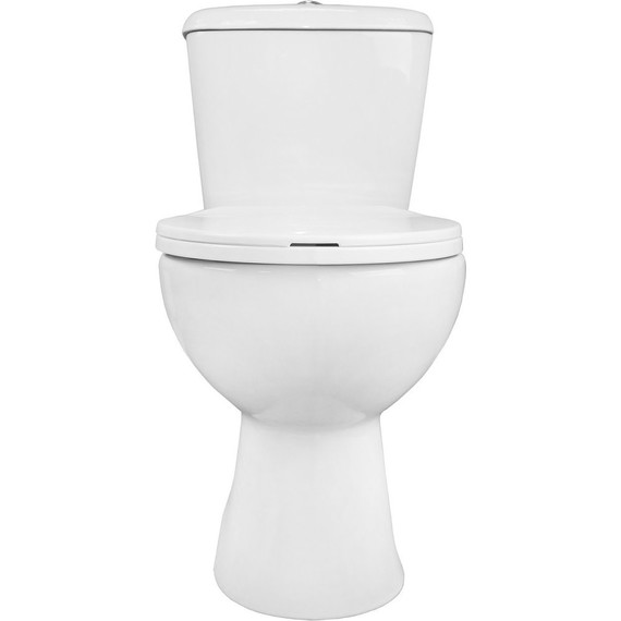 Унитаз-компакт Loranto Lino CS-CT8812 с тонкой крышкой микролифт - фото 5