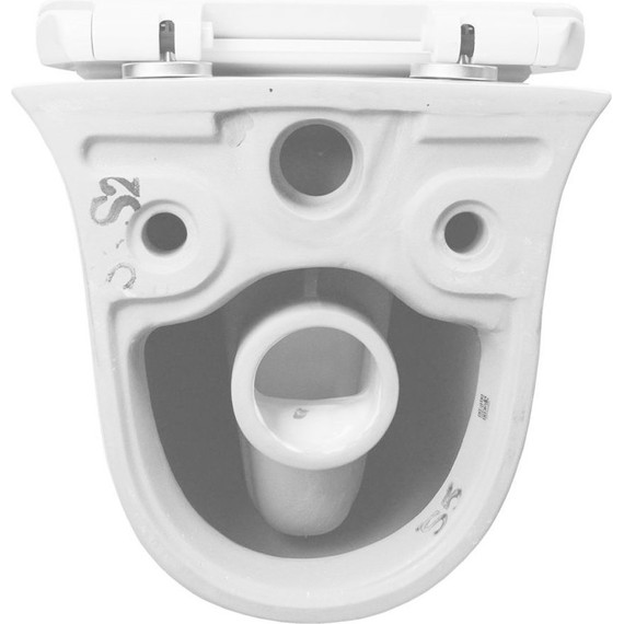 Инсталляция с подвесным унитазом комплект: Ideal Standard Prosys Eco Frame M E233267 с подвесным безободковым унитазом Azario Felice AZ-0051 сиденье микролифт, крепление - фото 8