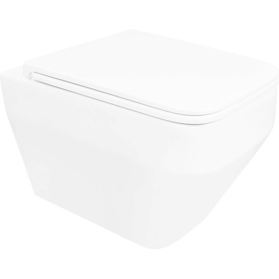 Инсталляция с подвесным унитазом комплект: Ideal Standard Prosys Eco Frame M E233267 с подвесным безободковым унитазом Azario Moneo AZ-0062 сиденье микролифт, крепление - фото 3