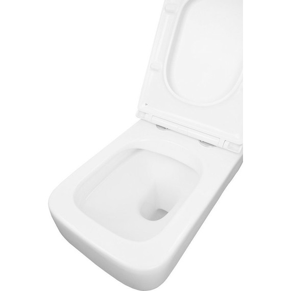 Инсталляция с подвесным унитазом комплект: Ideal Standard Prosys Eco Frame M E233267 с подвесным безободковым унитазом Azario Moneo AZ-0062 сиденье микролифт, крепление - фото 6