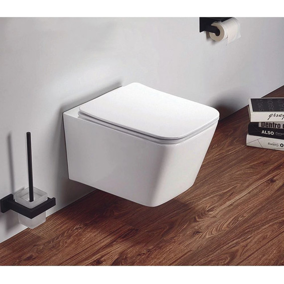 Инсталляция с подвесным унитазом комплект: Ideal Standard Prosys Frame 120 M R020467 с подвесным безободковым унитазом Azario Nova AZ-2216 SP сиденье микролифт, крепление - фото 5