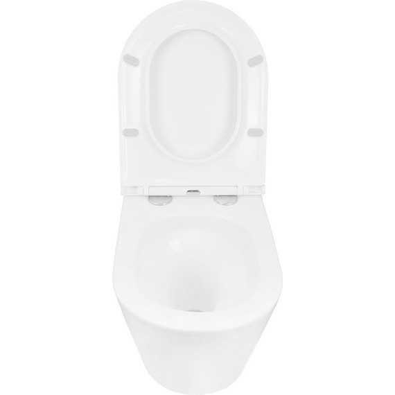 Инсталляция с подвесным унитазом комплект: Ideal Standard Prosys Frame 120 M R020467 с подвесным безободковым унитазом Azario Teramo AZ-0053-UQ3 сиденье микролифт, крепление - фото 7