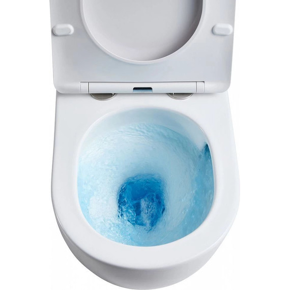 Инсталляция с подвесным унитазом комплект: Ideal Standard Prosys Frame 120 M R020467 с подвесным безободковым унитазом Azario Teramo AZ-0053-UQ сиденье микролифт, крепление (Система смыва торнадо) - фото 11