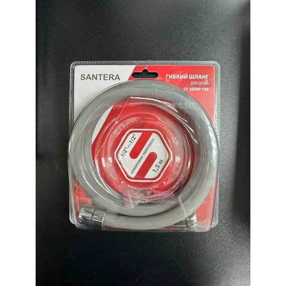 Душевой шланг Santera 1/2"x1/2" 1,5 м ST 2600P 150 - фото 