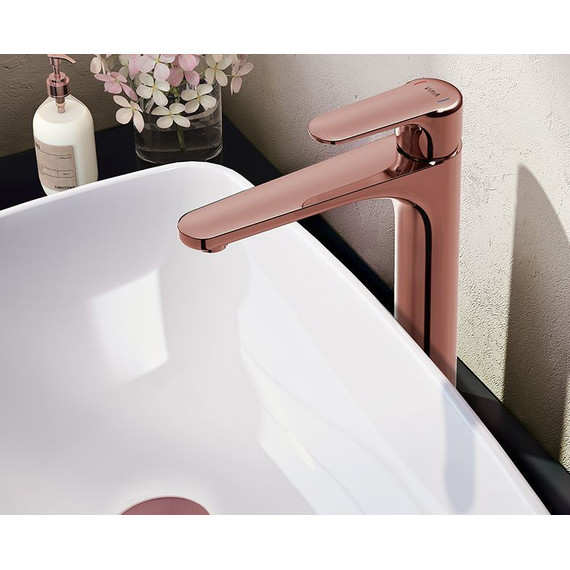 Смеситель для раковины высокий Vitra Root Round A4270726EXP, медь - фото 2