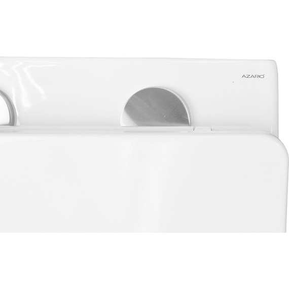 Инсталляция с подвесным унитазом комплект: Grohe Rapid SL 38772001 с подвесным безободковым унитазом Azario Gloria AZ-2003 сиденье микролифт, крепление, кнопка смыва хром, Цвет производителя: белый - фото 11