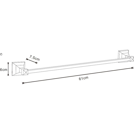 Полотенцедержатель Azario Altre AZ-96001 - фото 2