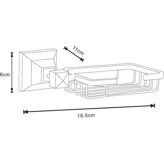 Мыльница Azario Altre AZ-96009 - фото 2
