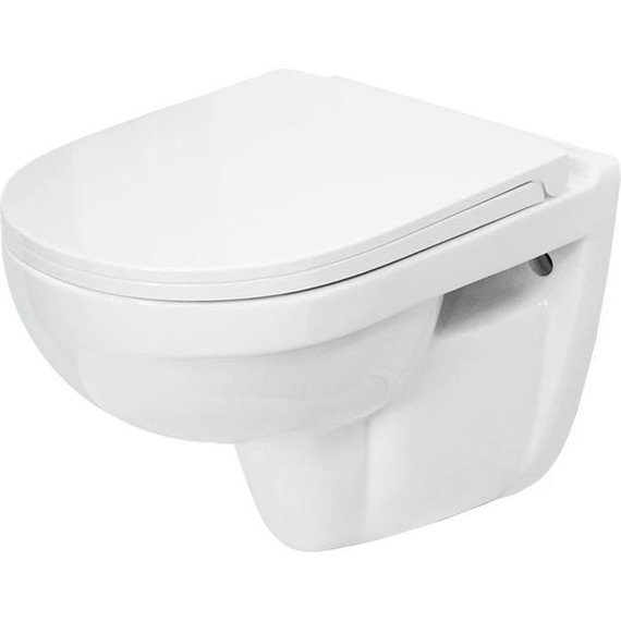 Унитаз подвесной Sanita Luxe Best WC.WH/Best/DM/WHT.G/S1 с крышкой микролифт - фото 2