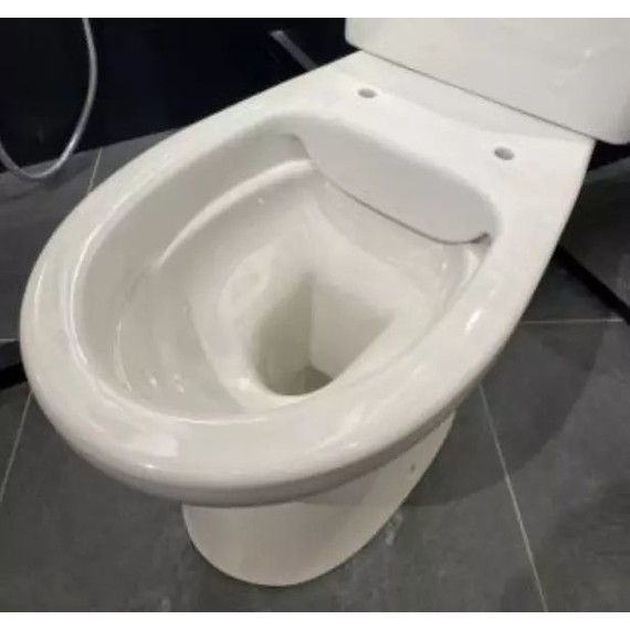 Унитаз-компакт безободковый Vitra Norm Himmel 9864B099-7207 с крышкой термопласт с микролифтом - фото 3