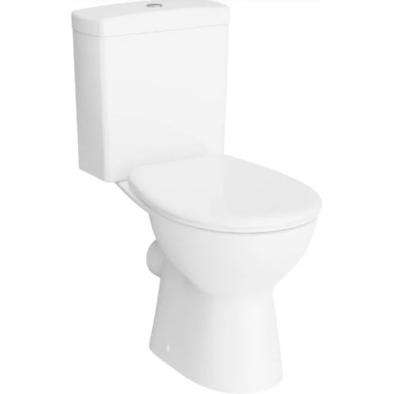 Унитаз-компакт безободковый Vitra Norm Zeitgeist 9864B099-7208 с крышкой термопласт с микролифтом - фото 