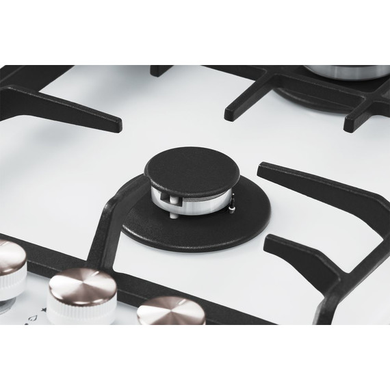 Газовая варочная поверхность NordFrost HM 6044 W (белое стекло) - фото 3