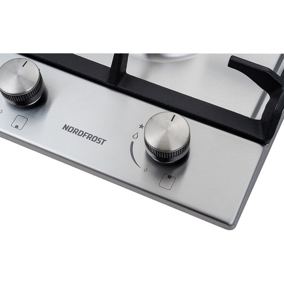 Газовая варочная поверхность NordFrost HS 3022 X Domino - фото 2