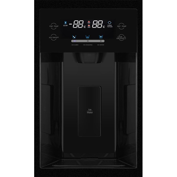 Холодильник Side by Side Hiberg RFS-655DX NFGB inverter - фото 4