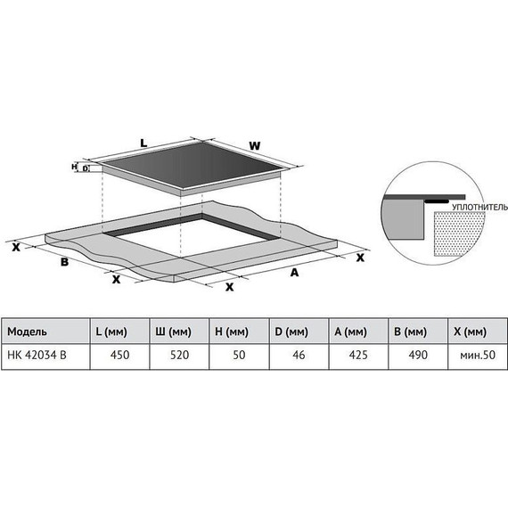 Электрическая варочная поверхность Korting HK 42034 B - фото 2