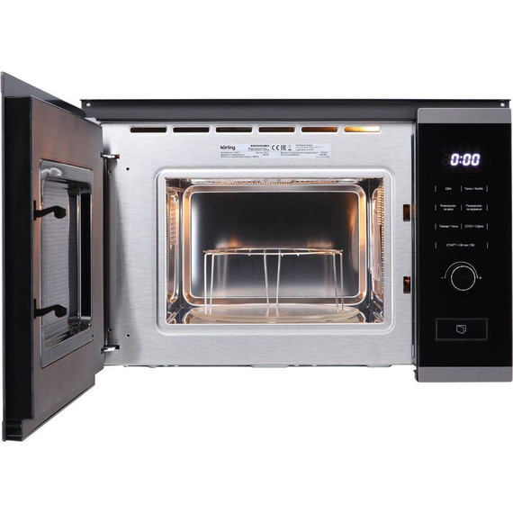 Встраиваемая микроволновая печь Korting KMI 820 GNBX - фото 3