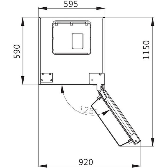 Двухкамерный холодильник Korting KNFC 62029 X - фото 3