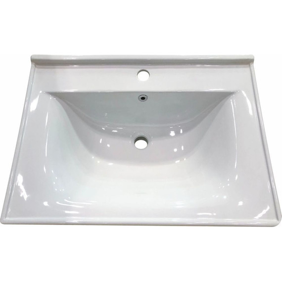 Тумба подвесная с раковиной Mirsant Soho Quadro 70 см (раковина Deep 70) - фото 2