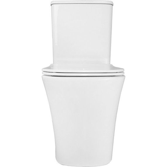 Унитаз-компакт безободковый Azario Anteo Square AZ-1218A с тонкой крышкой микролифт - фото 11