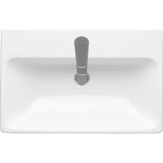 Тумба подвесная с раковиной Акватон Оливия 70 см 1A254301OL010, белый матовый - фото 9