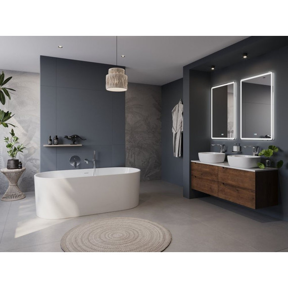 Ванна отдельностоящая BelBagno 180x80 см BB705-1800-800, Размер - мм: 1800х800 - фото 7