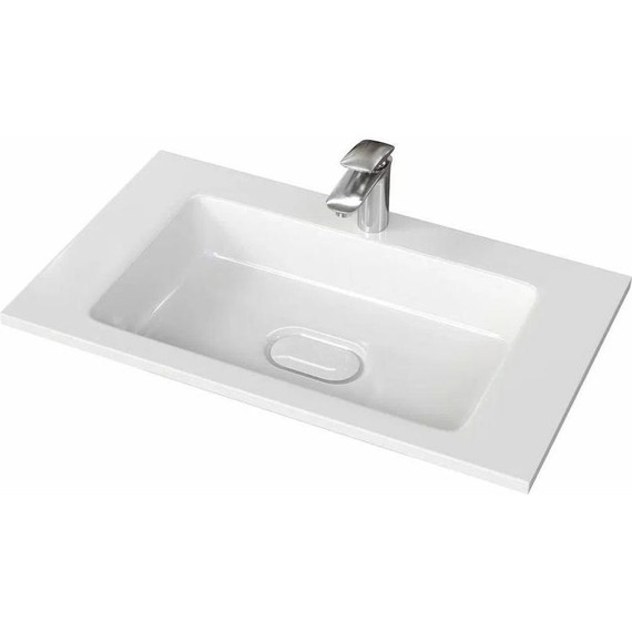 Тумба подвесная с раковиной Taliente Olejio 80 см TA-MBO-80PR-blanco, белый глянцевый - фото 2