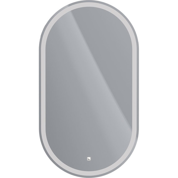 Зеркало Dreja Luno 55 см 99.2007, белый - фото 