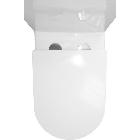 Унитаз-моноблок безободковый Azario Scala AZ-8101 с тонкой крышкой микролифт (система смыва торнадо) - фото 15