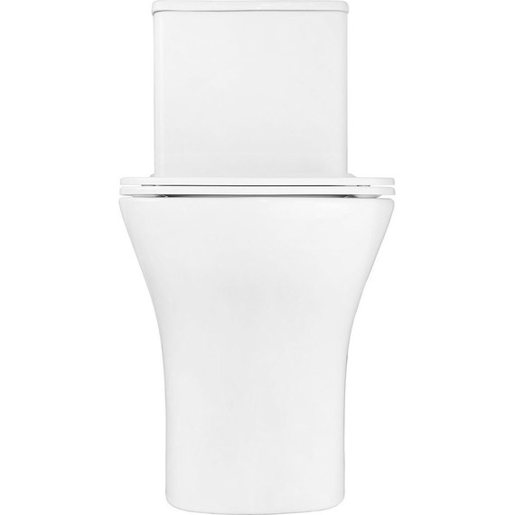 Унитаз-моноблок безободковый с функцией биде Azario Lodi AZ-8617B с тонкой крышкой микролифт - фото 9