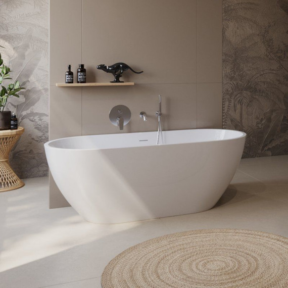 Ванна отдельностоящая BelBagno 170x75 см BB701-1700-750-K, Размер - мм: 1700х750 - фото 5