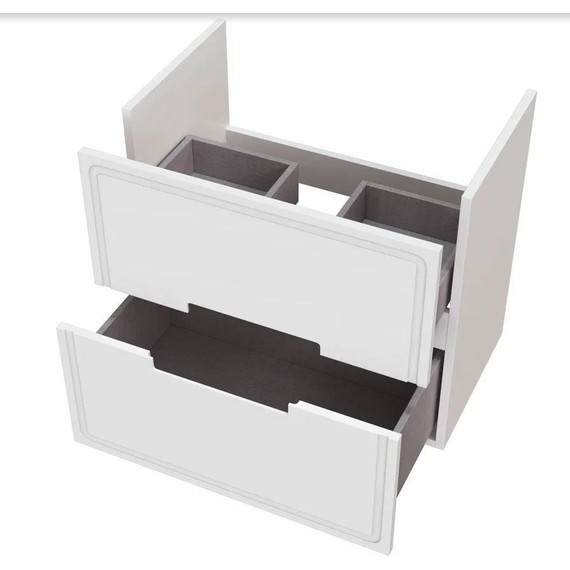 Тумба подвесная с раковиной Taliente Olejio 80 см TA-MBO-80PR-blanco, белый глянцевый - фото 6