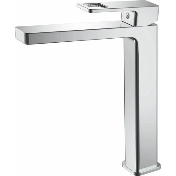 Душевой комплект Haiba: Душевая стойка HB24615 + смеситель для раковины высокий HB11615, цвет хром - фото 3