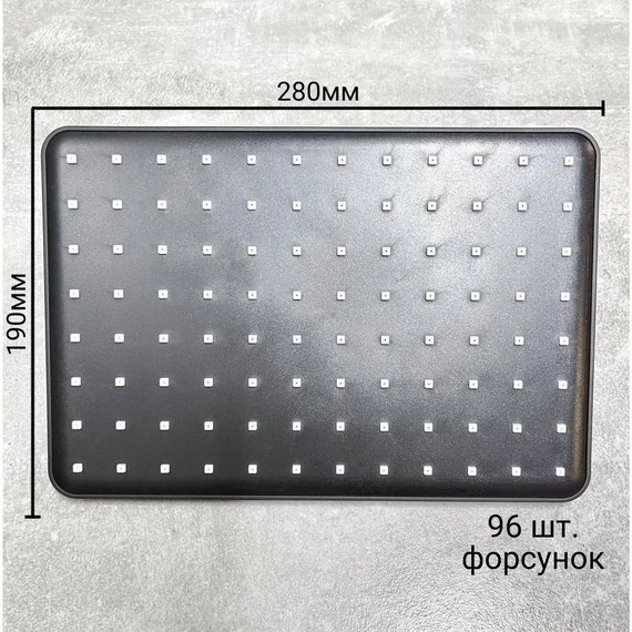 Душевой комплект Haiba: Душевая стойка HB24639-7 + смеситель для раковины HB10639-7, цвет чёрный матовый - фото 6