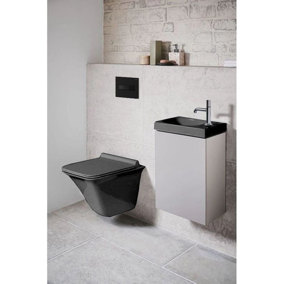 Инсталляция для унитаза Loranto 4501 (кнопка смыва чёрная матовая 7323) - фото 6